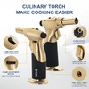 Butane Torch, Premium Double Flame Big Kitchen Torch Lighters with