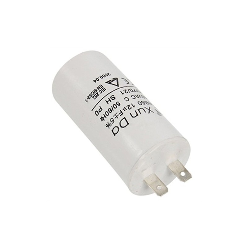 SPARES2GO 12UF Capacitor for Karcher Pressure Washers