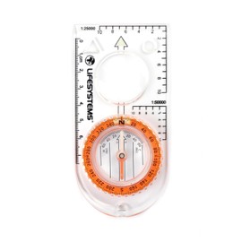 Lifesystems Expedition Compass, 1:25K And 1:50k, Magnifier, Luminous Markers And Rotating Bezel For Night Navigation, Expedition Map Reading, Orienteering and Survival