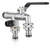 Brandson - Garden Tap - Double Outlet Tap - 1/2