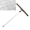 29.5in Floor Squeegee Broom Aluminum and Sponge Comfortable Grip Household