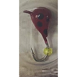 K & E Skandia Tungsten Jigs Pelkie SKP (Red Bug, SKP-10)