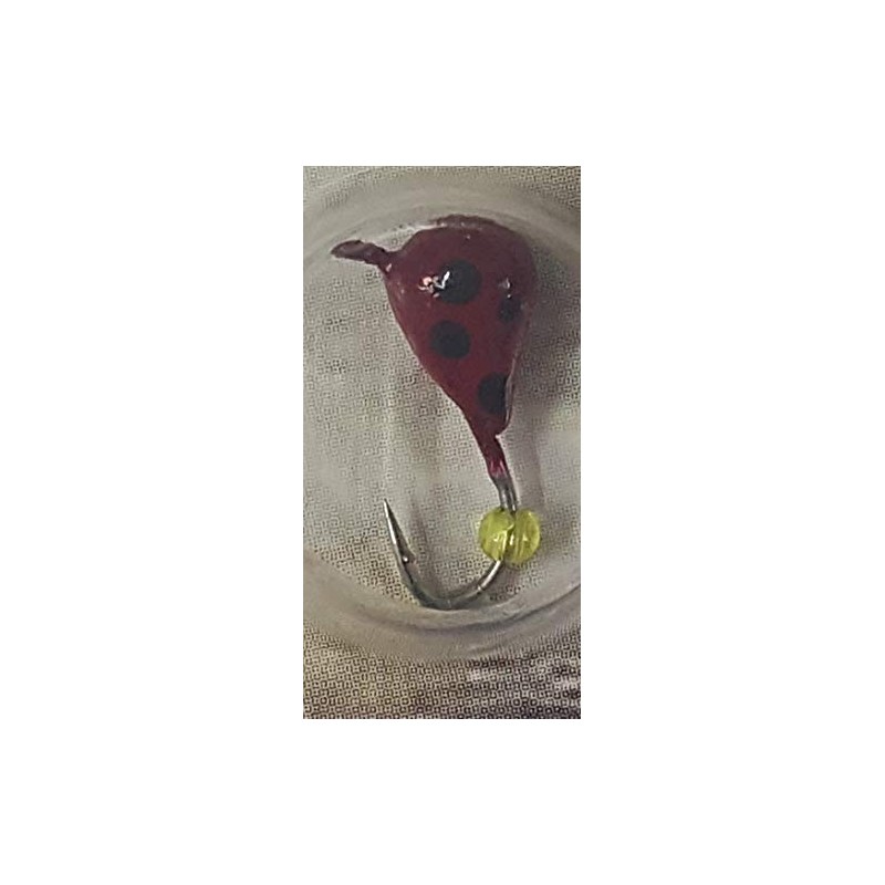 K & E Skandia Tungsten Jigs Pelkie SKP (Red Bug,