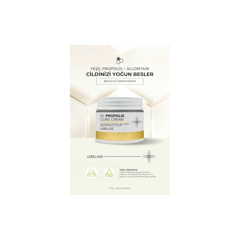 Crema Facial Coreana/Nutritiva De Dr. Cure Propoleo (1pz)