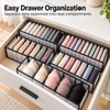 5-Pack Foldable Drawer Organizers for Underwear & Bras – Lightweight