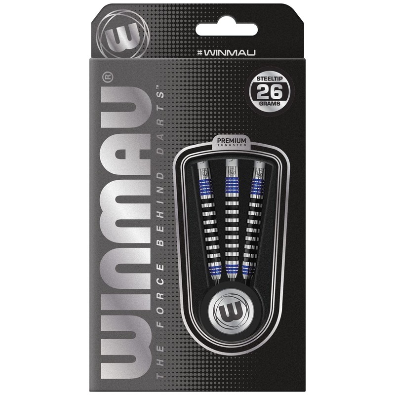 Winmau Advance 500 Series Tungsten Blue 26 Gram Steeltip Darts