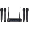 BOMGE Wireless Microphone System 4-Channel, UHF Cordless Dynamic Four Mics