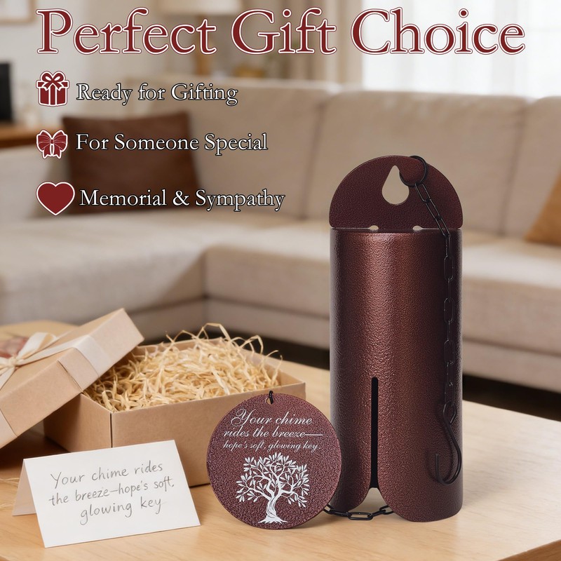 27" Deep Resonance Serenity Bell Large Wind Chimes for Outside