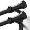 Curtain Rods for Windows 16 to 54 Inches, 1 Inch