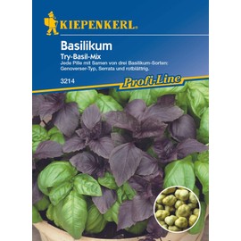 Basil Seeds - Basil Simply Herbs Try-Basil Mix by Kiepenkerl