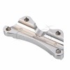 Unbranded Chrome Aluminum Cut Handlebar Riser Top Clamp For Harley
