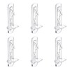 INCREWAY 30 Pack Shelf Support Peg, Clear Plastic Cabinet Shelf