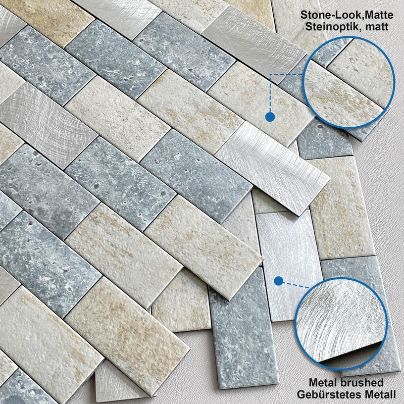 M MOFIT Peel and Stick Brick Backsplash for Kitchen,Back Splash