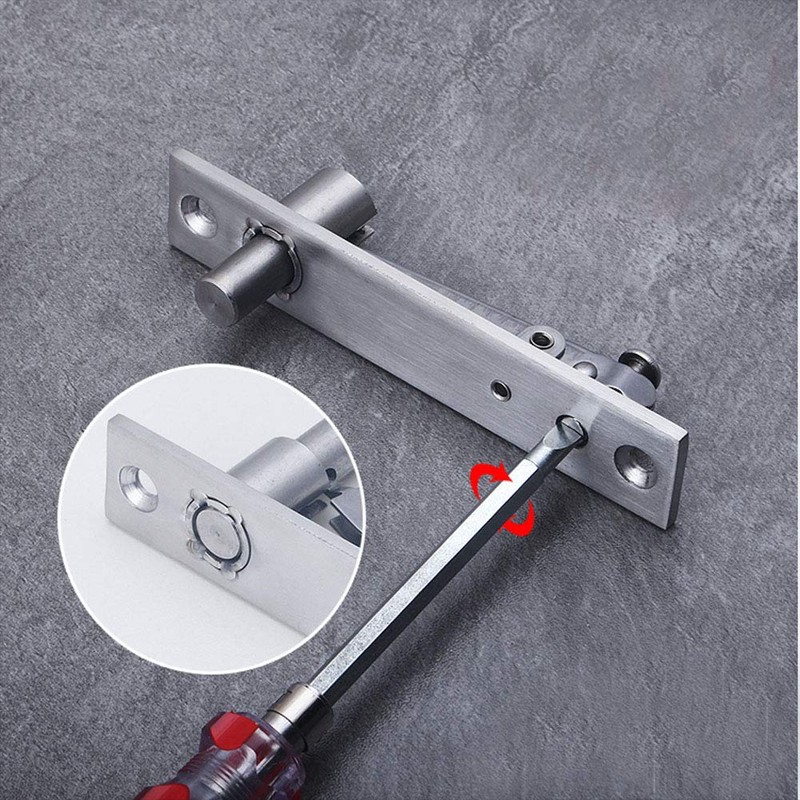Door Pivot Hinge, Tiberham 2Pcs 360 Degree Rotation Hidden Door