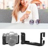 Aluminium Alloy Mirrorless Camera L Quick Release Plate Vertical Shooting