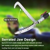 Prunrt 3.7-5 FT Snake Grabber Telescopic with Hooks, Rattle Snake