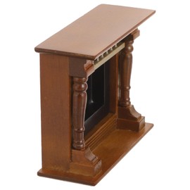 COHEALI Doll House Furniture Doll House Furnishings Mini House Decoration Micro Landscape Decoration Wood Decor Fireplace Mini House Miniatures Miniature Furniture Wooden Ornaments Props