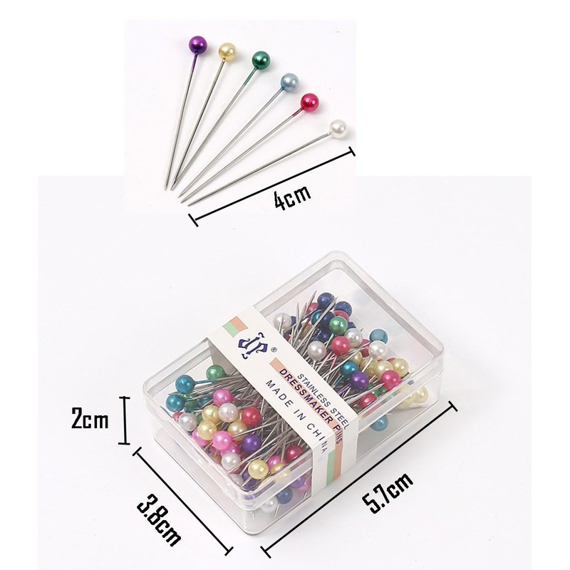Grekywin Sewing Kit Set, 140 Pieces with Pin Cushion, Threaders,