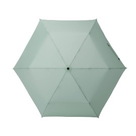 mabu SMV-41443 Folding Umbrella, Men's, Women's, Lightweight, 6 Ribs, Durable, Fiber Construction, Rain or Shine, Water Ribs, 21.7 inches (55 cm), Diameter 39.0 inches (99 cm), Basic Light, Multi Mini R, Water Blue