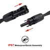 Solar Cable Window Feed-Through 35 cm Cable Waterproof PV Cable