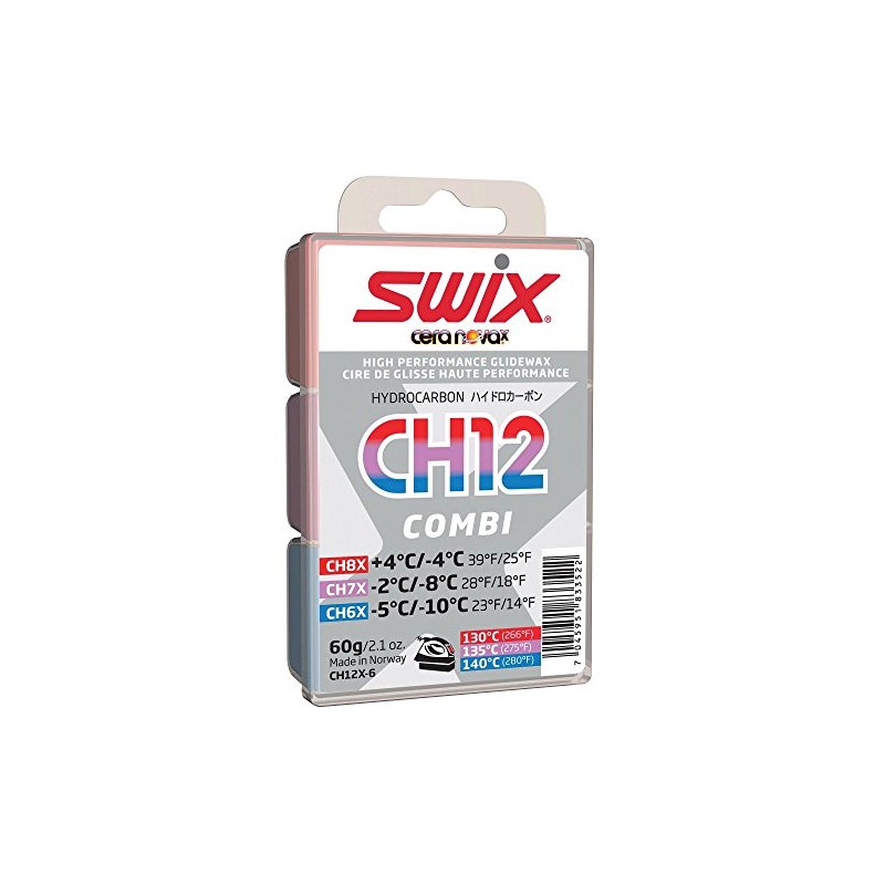 SWIX(スウィックス) CHX WAXES-HYDROCARBON (CH06X、CH07X、CH08Xコンビ) CH12X6