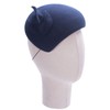 Lawliet Teardrop Women Wool Felt Fascinator Hat Flower Tam Beret
