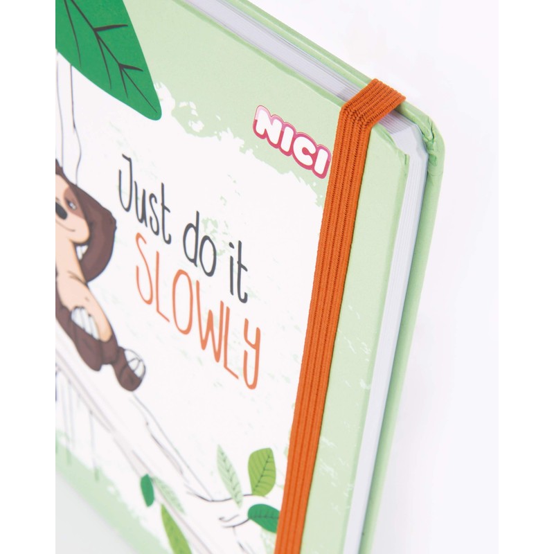 NICI 43481 Notebook with Hard Cover Hang Gang 14 x