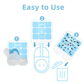 Raindot 20 Pack Compatible with Safer Home Fly Trap Refill,Applicable to SH502、SH503、23005-06 and DT3005W、DT3005W-DS3,Indoor Fly Trap Plug-in Insect Trap Replacement Mosquito Sticky Glue Boards