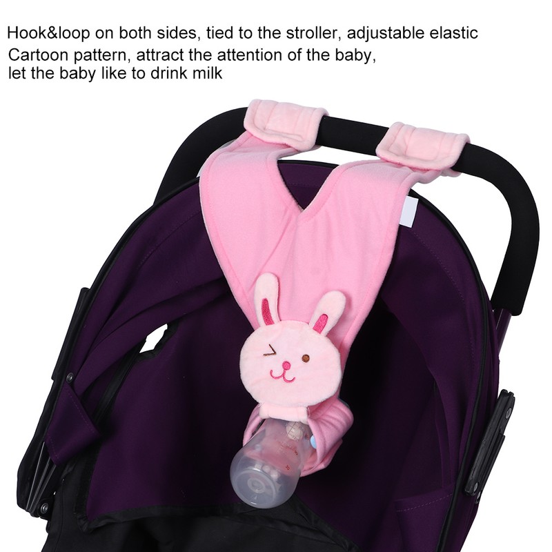 Adjustable Baby Bottle Holder Baby Nursing Hanging Stroller Bed Fixing