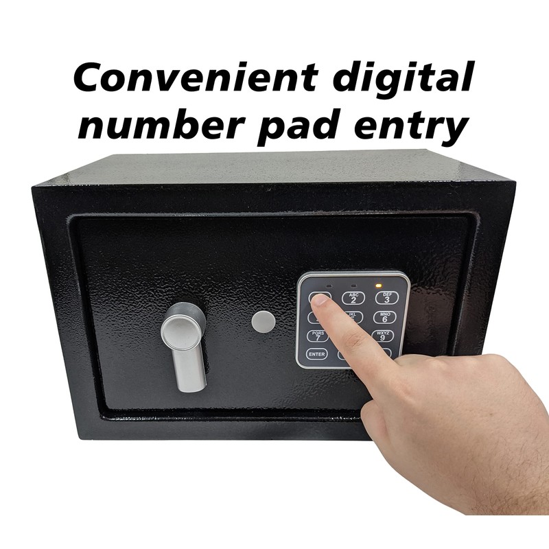 Electronic Safe with Digital Keypad, Program your own 3 to