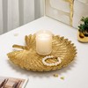 Ceramic Jewellery Tray, Gold Palm Leaf Jewellery Tray, Key Tray,