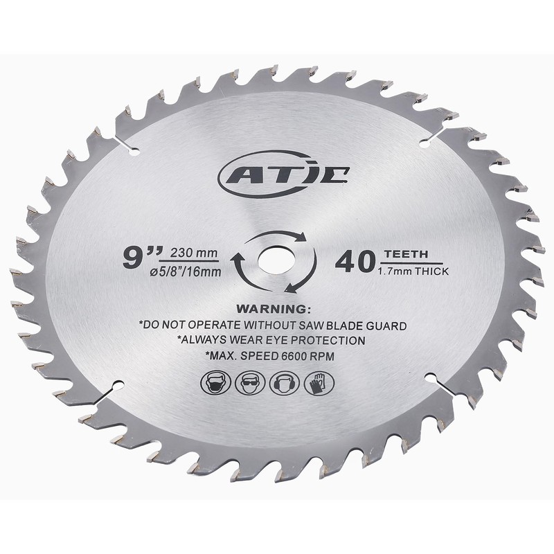 ATIE 9" x 40T 9 Inch 40 Tooth Carbide Tipped