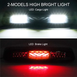 LED Third 3rd Brake Light for 04-08 Ford F150, 07-10 Explorer, 06-08 Lincoln Mark Rear Cargo Lamp High Mount Stop light