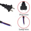 HCFeng Lamp Cable with Toggle Switch, Lamp Cord with Molded