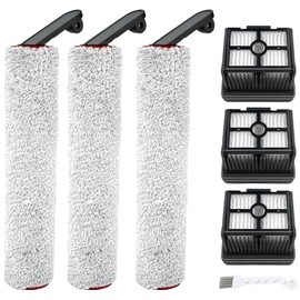 (7 piezas) Filtros HEPA y rodillos de cepillo para polvo de repuesto compatibles con kit de accesorios para aspiradora Dreame H12 Pro H12 Dual  G10...