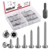 Hilitchi 210 Pcs #8 Stainless Steel Button Head Torx Sheet