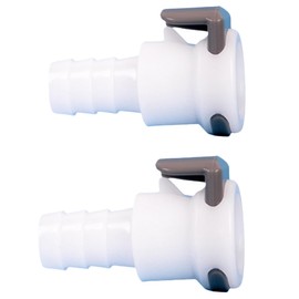 Wreero Replacement F-236 Part for Sleep Number Bed Fits Air Hose Quick-Connect Female Connector (fits Beds with 3/8" Inside Diameter Hoses) 2 Pack