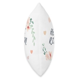 He Is Risen Boho Floral Easter Jesus Christian Throw Pillow