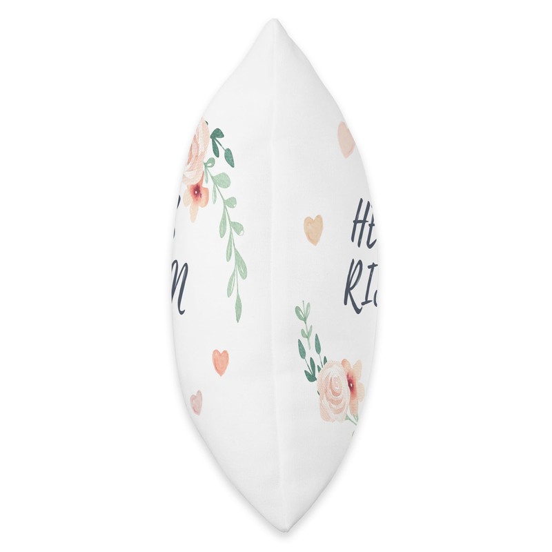 He Is Risen Boho Floral Easter Jesus Christian Throw Pillow