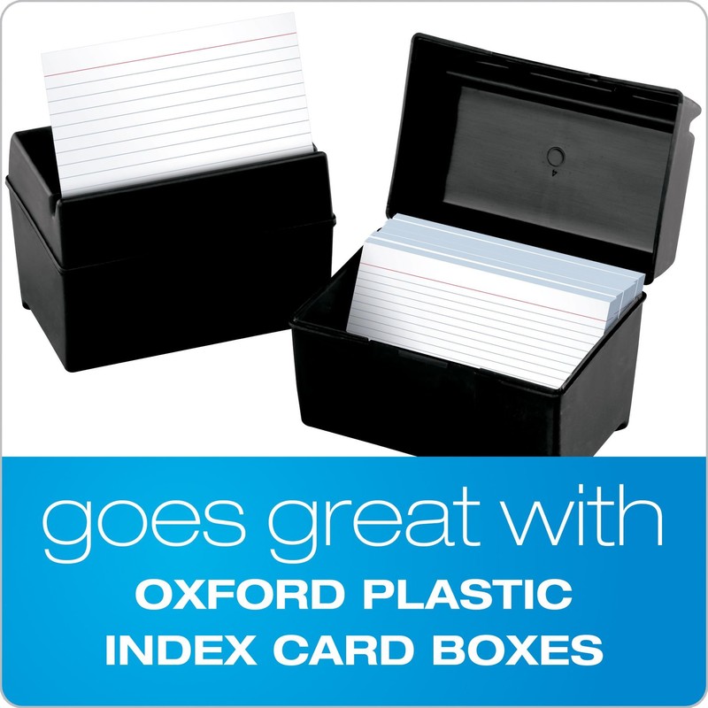 Oxford Ruled Index Cards, 3" x 5", White, 100-Pack (31)
