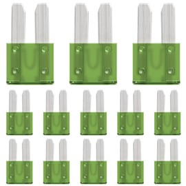 ALLECIN 30 Amp Micro2 Fuse 30Amp Micro 2 Car Fuses 30A Automotive APT ATR Blade Fusibles para Autos for RV Vehicle Truck Motorcycle Boat (Pack of 30Pcs)