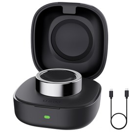 Compatible with Oura Ring Gen3 - Smart Ring Wireless Charger Size 9, 600mAh Portable Travel Charging Dock
