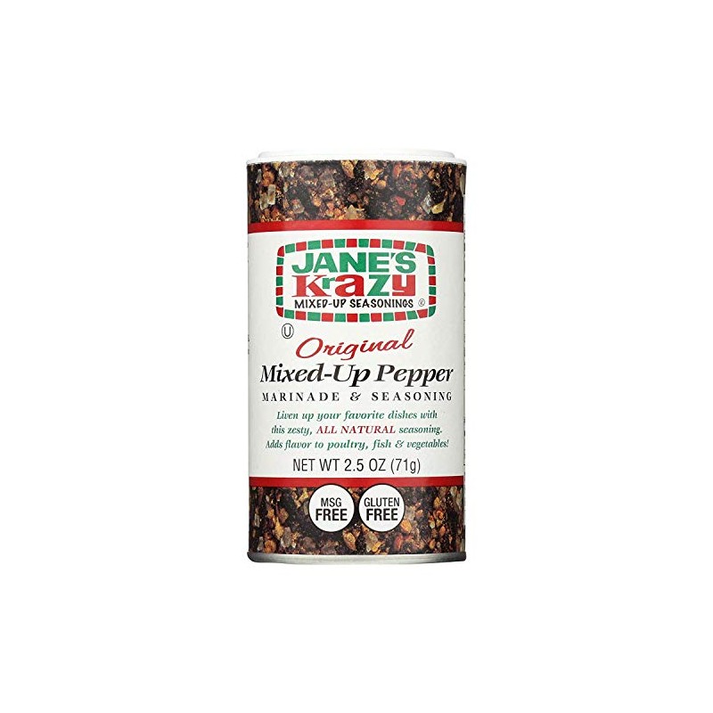 JANE'S, KRAZY, MIXED UP PEPPER,2.5 Ounce (Pack of 12)