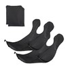 Relaxdays Beard Apron Set of 2 Razor Bibs with Suction