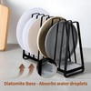 AIDILI Reusable Bag Drying Rack - 9-Slot Plastic Bag Drying