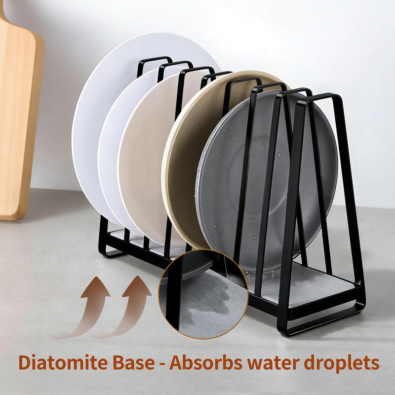 AIDILI Reusable Bag Drying Rack - 9-Slot Plastic Bag Drying