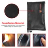 Pack of 2 Fireproof Document Bags 34 x 25 cm,
