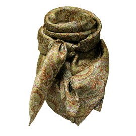 Wyoming Traders Wild Rag Silk Paisley Scarf