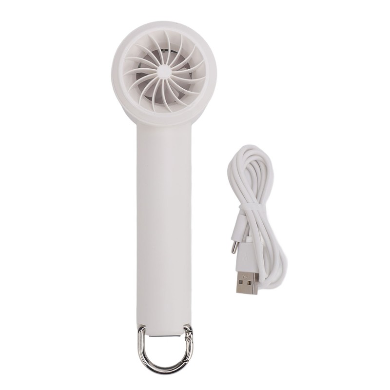 Portable Handheld Turbo Fan USB Rechargeable 14000RPM 100 Speed Quiet