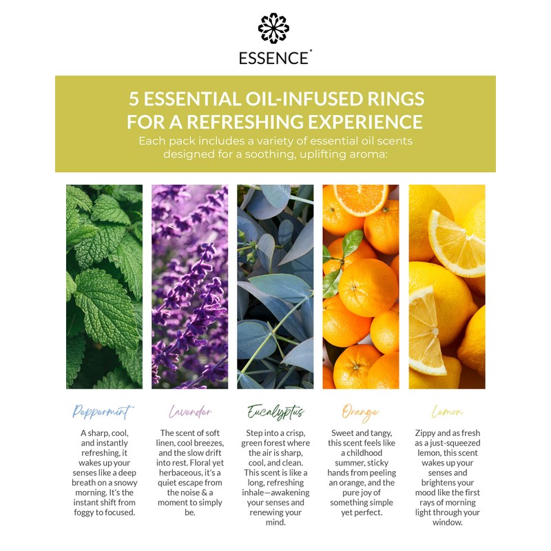 Essence Nasal Diffuser Starter Kit – Essential Oil Silicone Nose